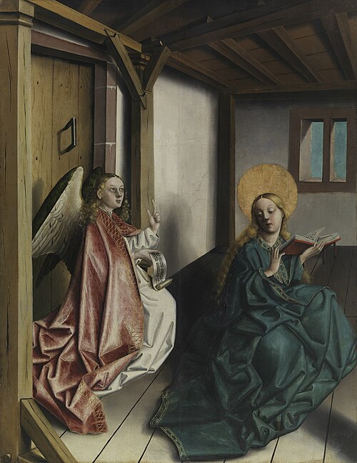 The Annunciation, 1442, Konrad Witz