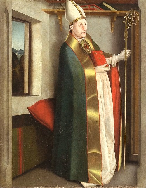 Heilsspiegelaltar - Augustinus, 1435, Konrad Witz