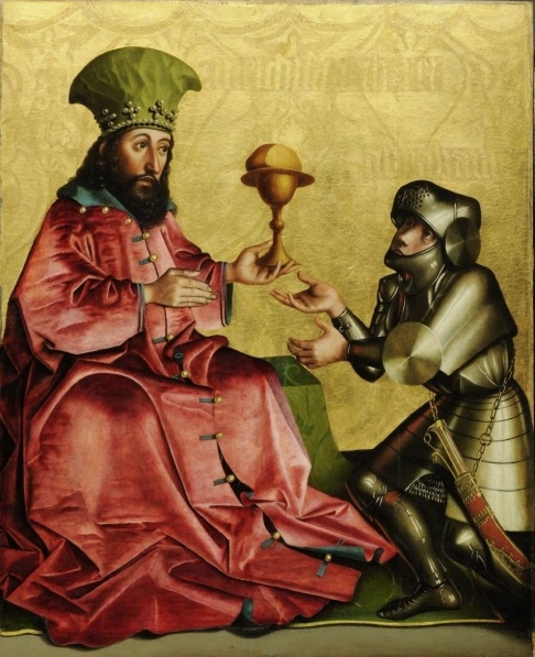 Abraham et Melchisédech, 1435, Konrad Witz