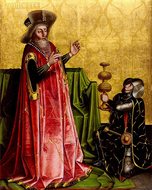 Abisai devant David, 1435, Konrad Witz