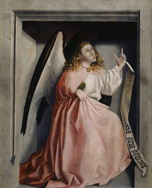 Ange Annonciation, 1435, Konrad Witz