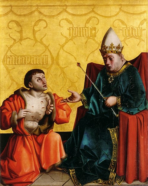 Antipater devant Julius César, 1435, Konrad Witz