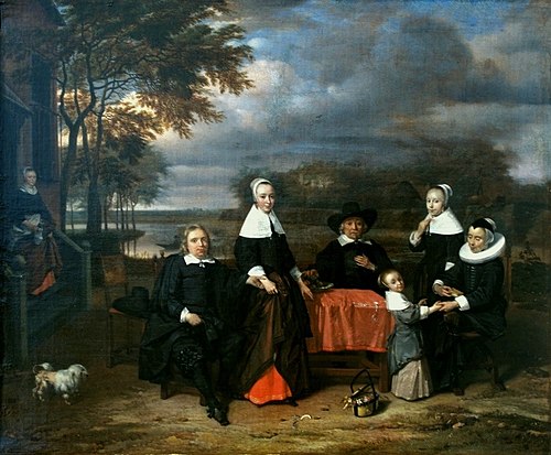 Portrait of a family., 1650, Aelbert Cuyp