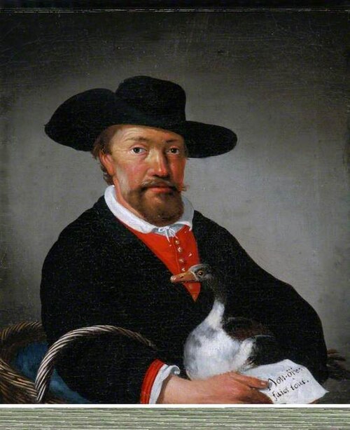 Man with a Goose, 1700, Aelbert Cuyp