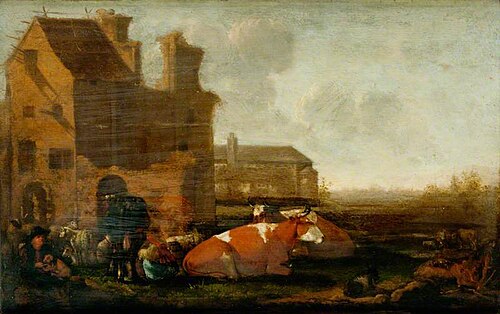 Landscape with Cattle and Figures, , Aelbert Cuyp
