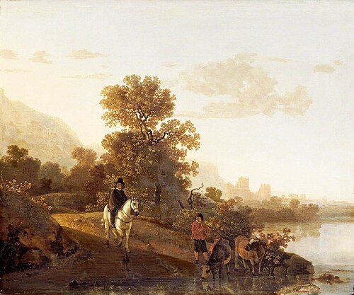 Landscape with Ubbergen Castle, , Aelbert Cuyp