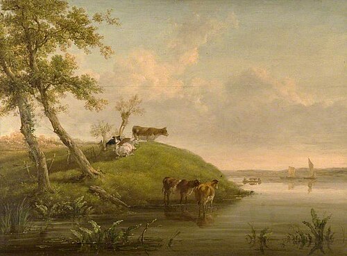 Dutch River Scene with Cattle, , Aelbert Cuyp