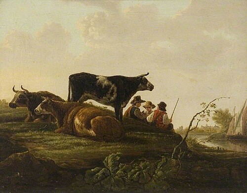 Landscape with Cattle, , Aelbert Cuyp