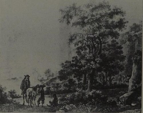 Rhineland landscape with horsemen and peasants, , Aelbert Cuyp