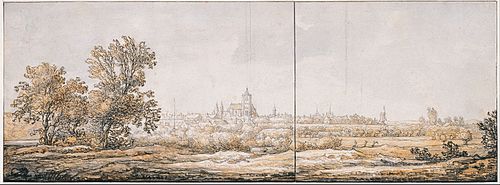 View of Arnhem from the South, 1645, Albert Cuyp