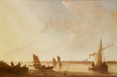 Dordrecht: Sunrise, , Albert Cuyp