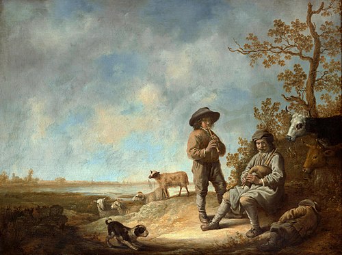 Piping Shepherds, 1643, Aelbert Cuyp