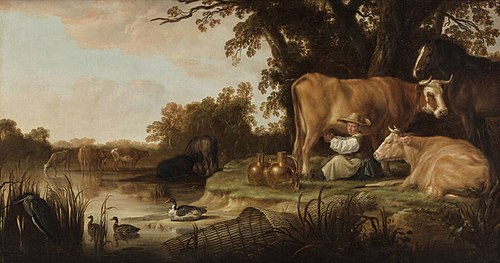 The Milkmaid, 1655, Aelbert Cuyp