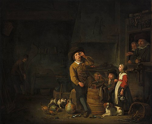 The mussel eater, 1650, Aelbert Cuyp