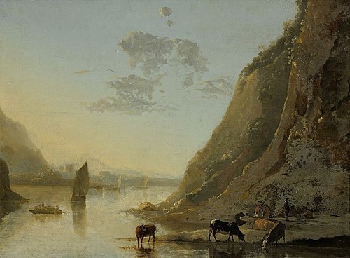 River Scene, 1640, Aelbert Cuyp