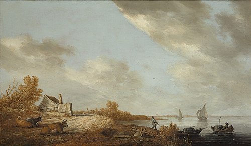 Riverbank, 1640, Aelbert Cuyp