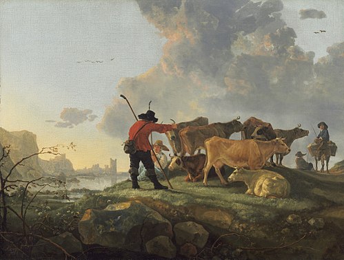 Herdsmen Tending Cattle, 1657, Aelbert Cuyp