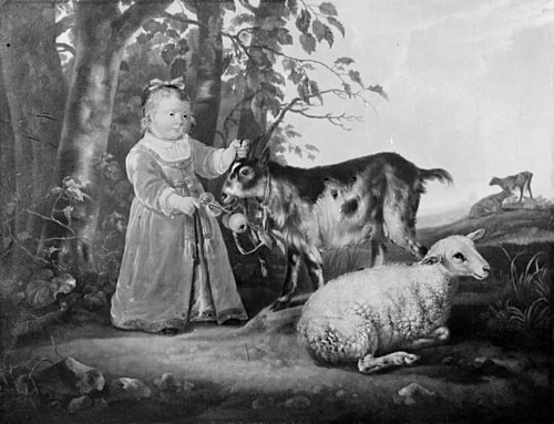 The Little Girl with the Goat, 1663, Aelbert Cuyp