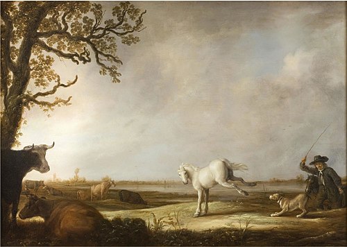 Kicking Horse, 1648, Aelbert Cuyp