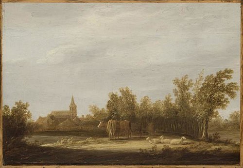 Landscape with Cows and Sheep, 1645, Aelbert Cuyp