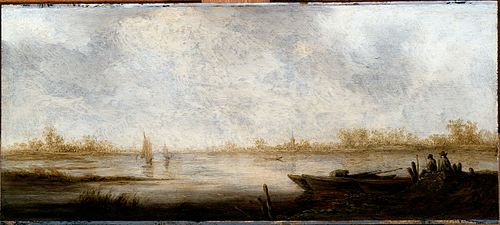 River Landscape, 1640, Albert Cuyp