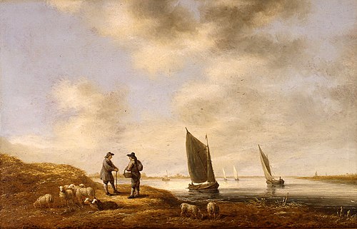Dutch River Scene, 1640, Aelbert Cuyp