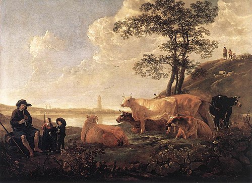 Landscape Near Rhenen, 1650, Aelbert Cuyp