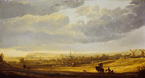 Landscape with a Town, , Aelbert Cuyp