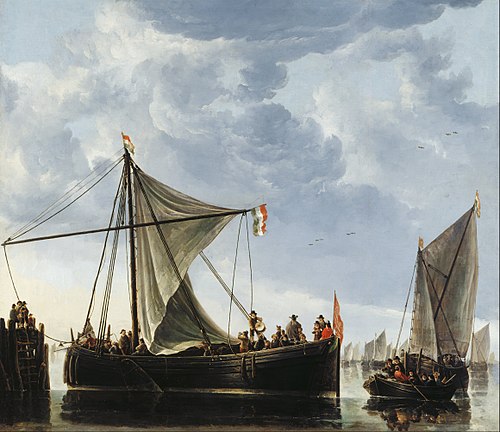 The Passage Boat, 1650, Albert Cuyp