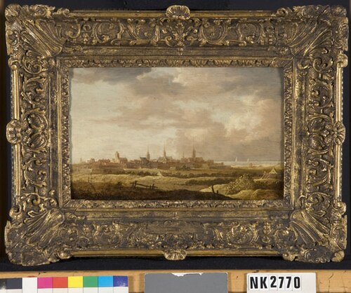 A city on a river, 1669, Aelbert Cuyp