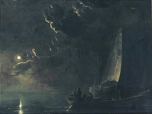 Fishermen by Moonlight, 1645, Aelbert Cuyp