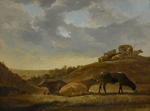 Cattle in a Dutch Arcadian Landscape, , Aelbert Cuyp