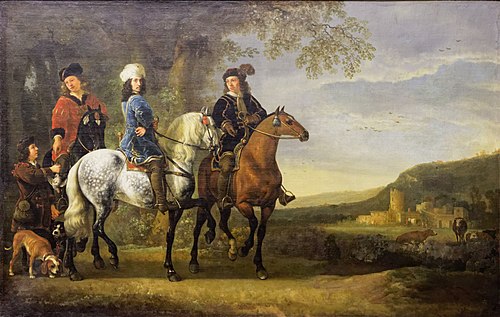Landscape with three Horsemen, 1665, Aelbert Cuyp