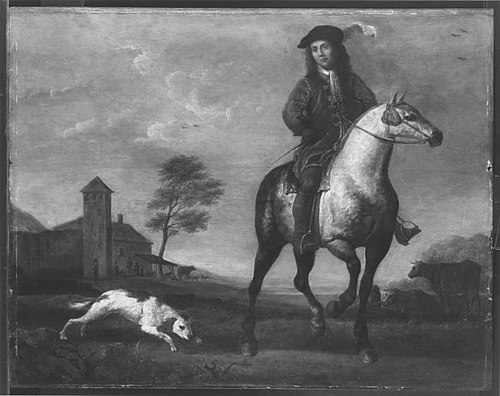 A Young Gentleman on Horseback, 1655, Aelbert Cuyp