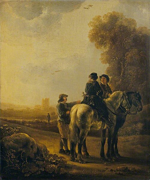 Horsemen in a Landscape, 1675, Aelbert Cuyp