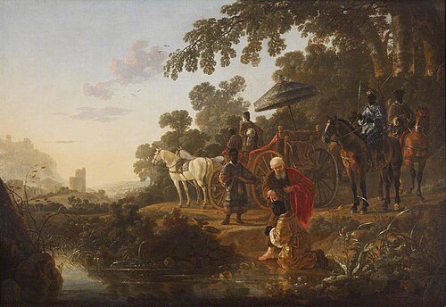 Saint Philip Baptising the Ethiopian Eunuch, 1655, Albert Cuyp