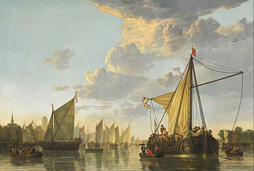 The Maas at Dordrecht, 1650, Aelbert Cuyp