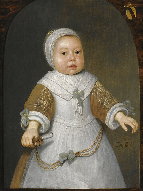 Portrait of a girl from the Van der Burch family, 1655, Aelbert Cuyp