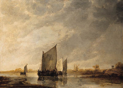 Shipping on a River, 1650, Aelbert Cuyp