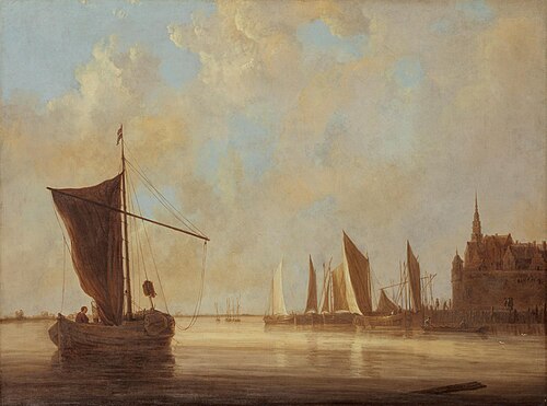 River Scene at Dordrecht, 1643, Albert Cuyp