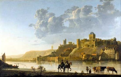View of the Valkhof, Nijmegen, 1655, Albert Cuyp