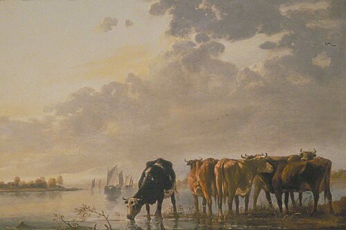 Cattle by a River, 1650, Aelbert Cuyp