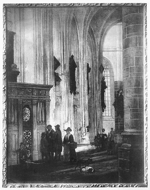 Das Innere der Groote Kerk in Dordrecht, 1650, Albert Cuyp