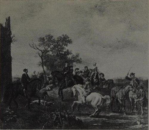 Grooms watering their horses, 1650, Aelbert Cuyp