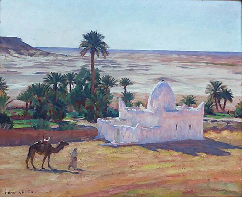 Marabout à Béni-Abbès, 1927, Henri Villain