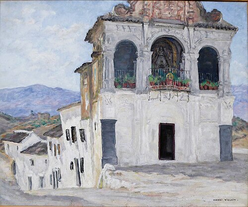 Espagne, maison à la Vierge, 1934, Henri Villain