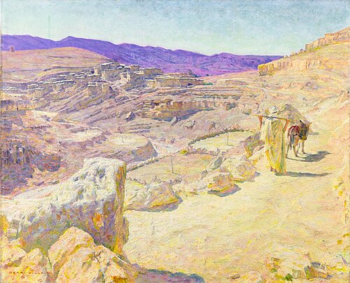 "Bouzina, fin d'été" ou "Paysage marocain", 1917, Henri Villain