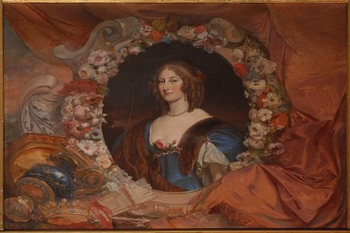 La duchesse de Nemours en Diane chasseresse, 1847, Henri de Caisne