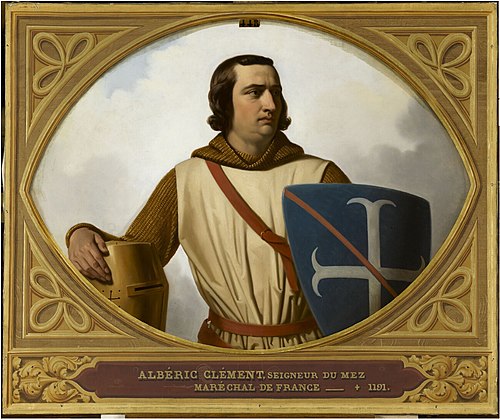 Albéric Clément, maréchal de France (?-1191), 1844, Henri de Caisne