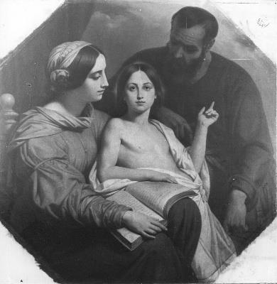 La Sainte famille, 1845, Henri de Caisne